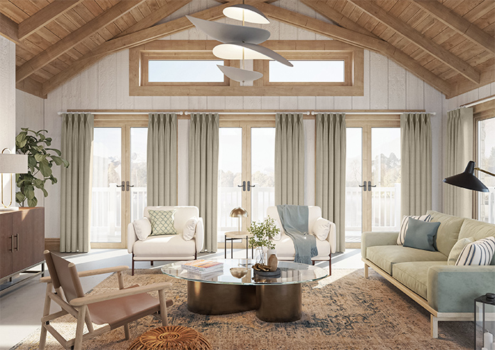 Roslin (Blackout), Hazelnut - Made to Measure Curtains - Image 15